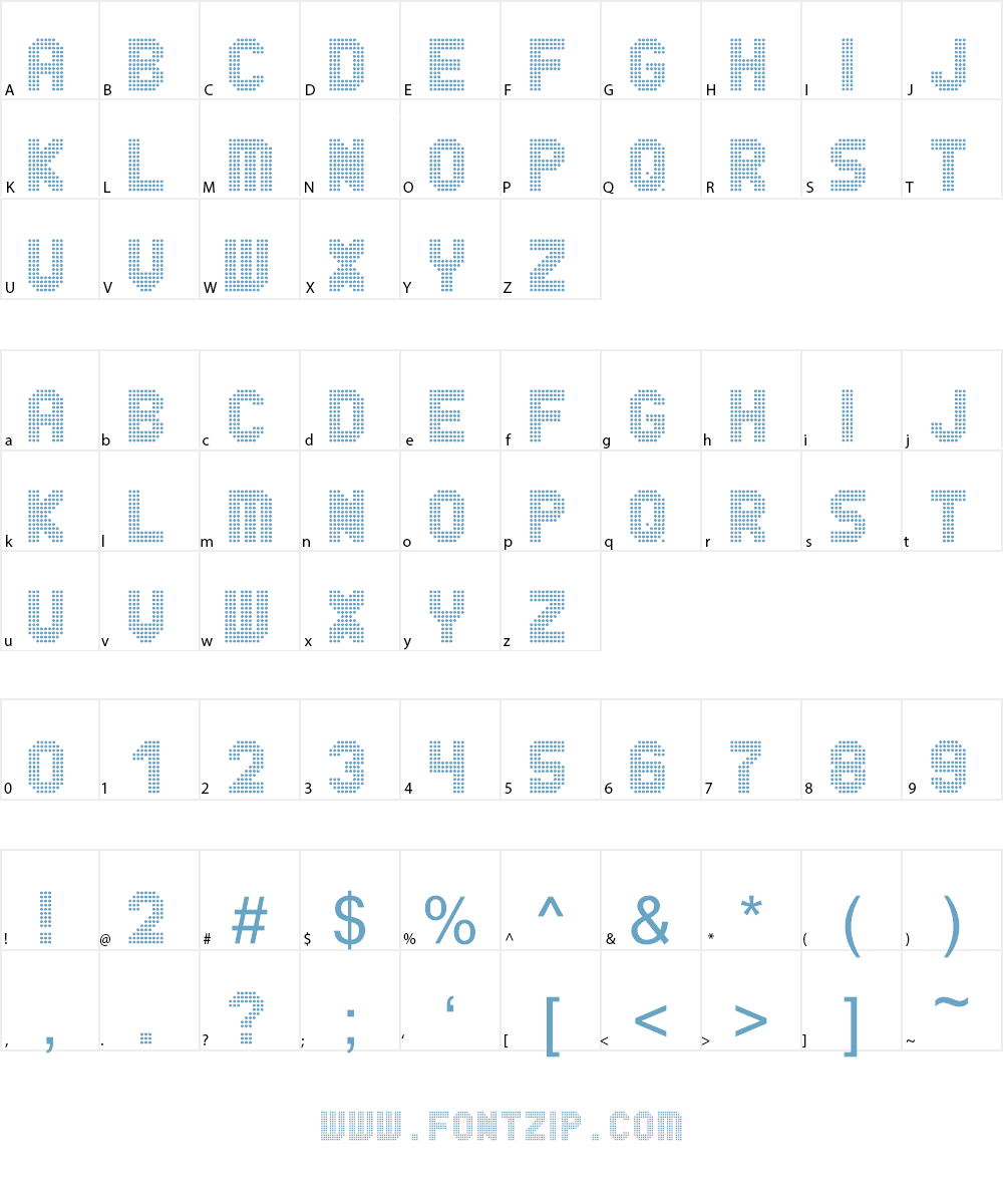 Ride the Fader Font Character